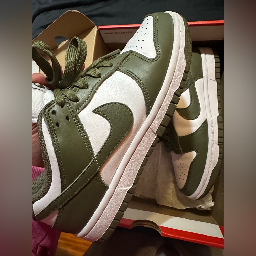 Nike sold out olive green sneaker